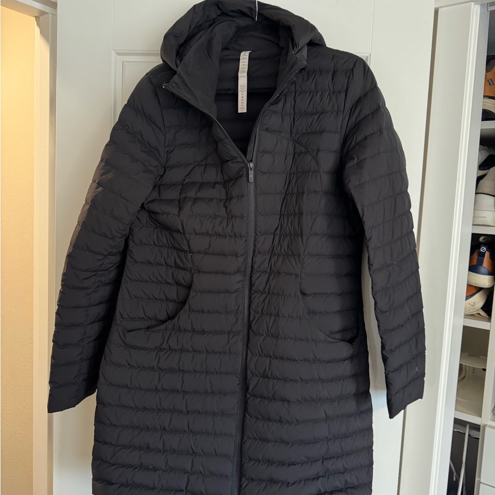 Lululemon patch it down jacket.  Women’s size 12